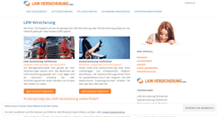 Desktop Screenshot of lkw-versicherung.name